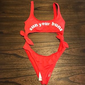 NWOT Billabong High On Sun One Piece/ M